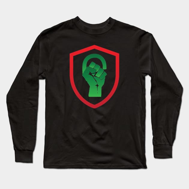 BIC RGB Sheild Long Sleeve T-Shirt by blacksincyberconference